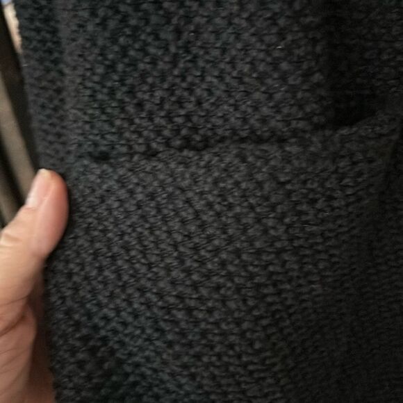 Marine Layer Textured Cotton Poly Soft Blazer Sweater Button Down Pockets Blk M - Picture 9 of 14